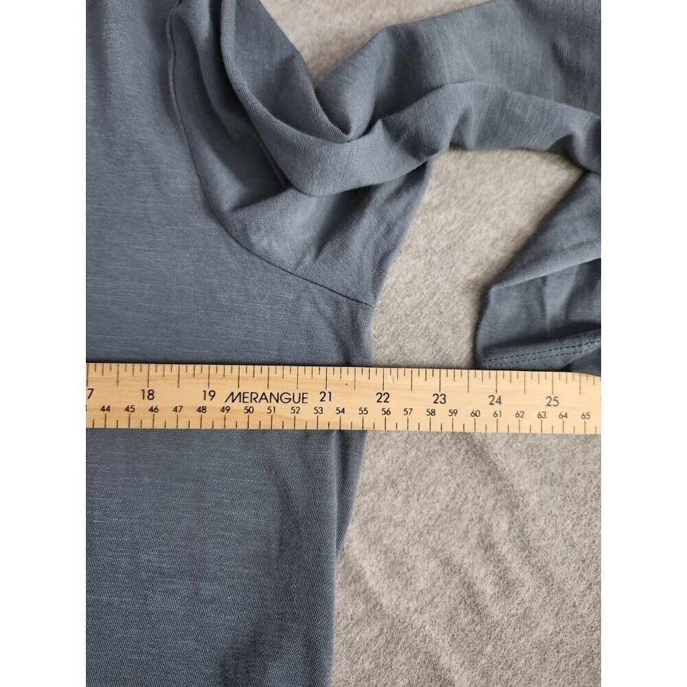 Gudrun Sjoden T Shirt Womens Large Gray Long Sleeve Organic Cotton Crew Neck - Picture 6 of 7